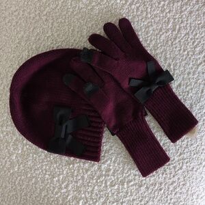 Kate Spade hat & gloves